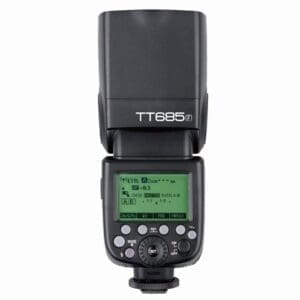 speedlight on white background