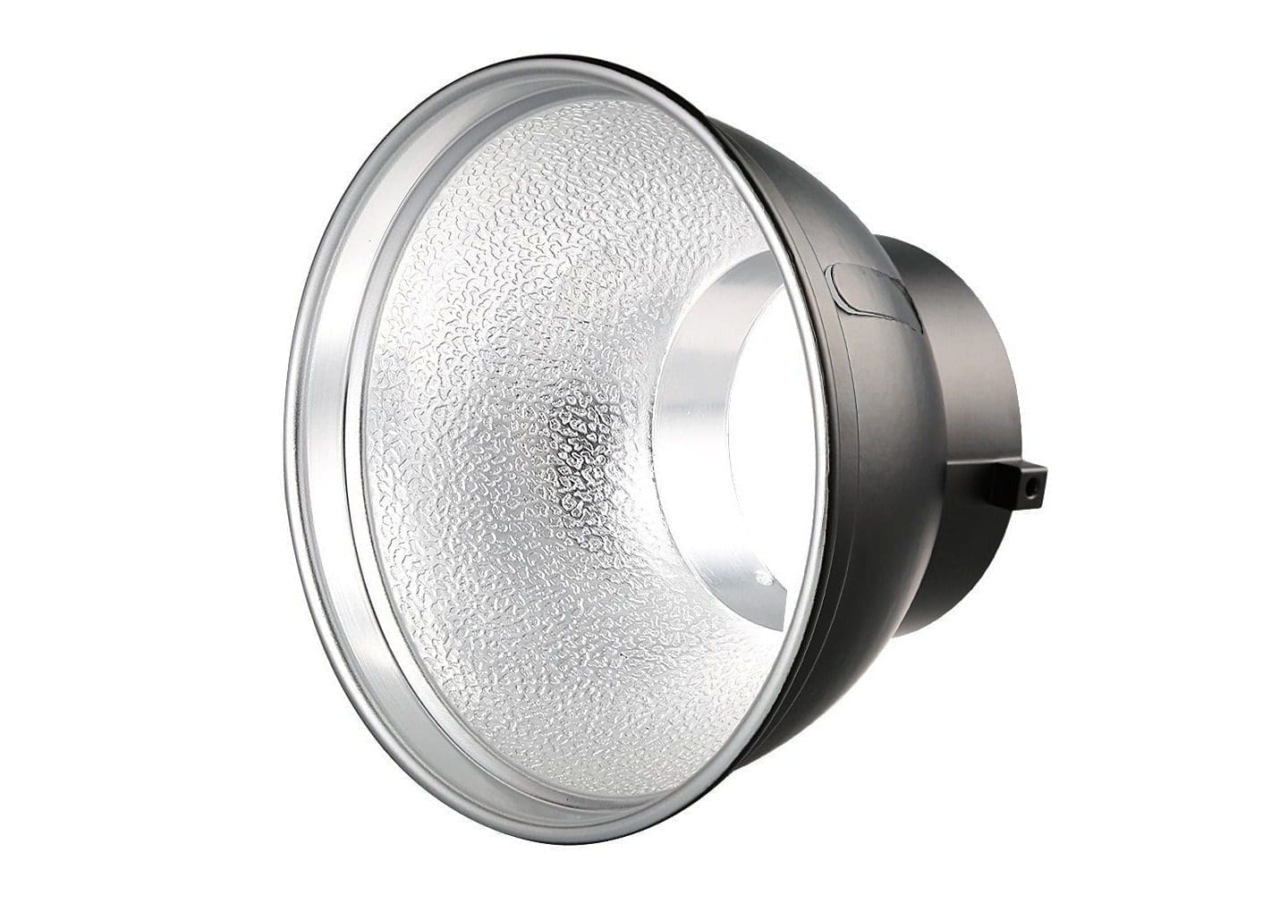 strobe reflector on white background