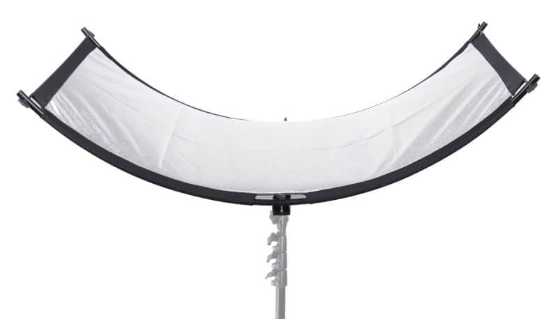 Curved Reflector on stand