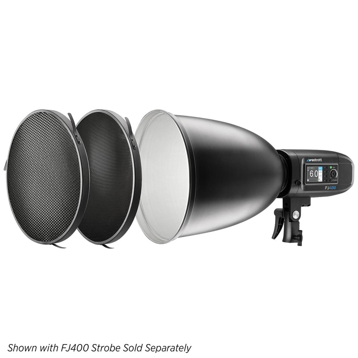 Westcott 45 Degree Long Focus Reflector with Grids and Diffusion - Image 11