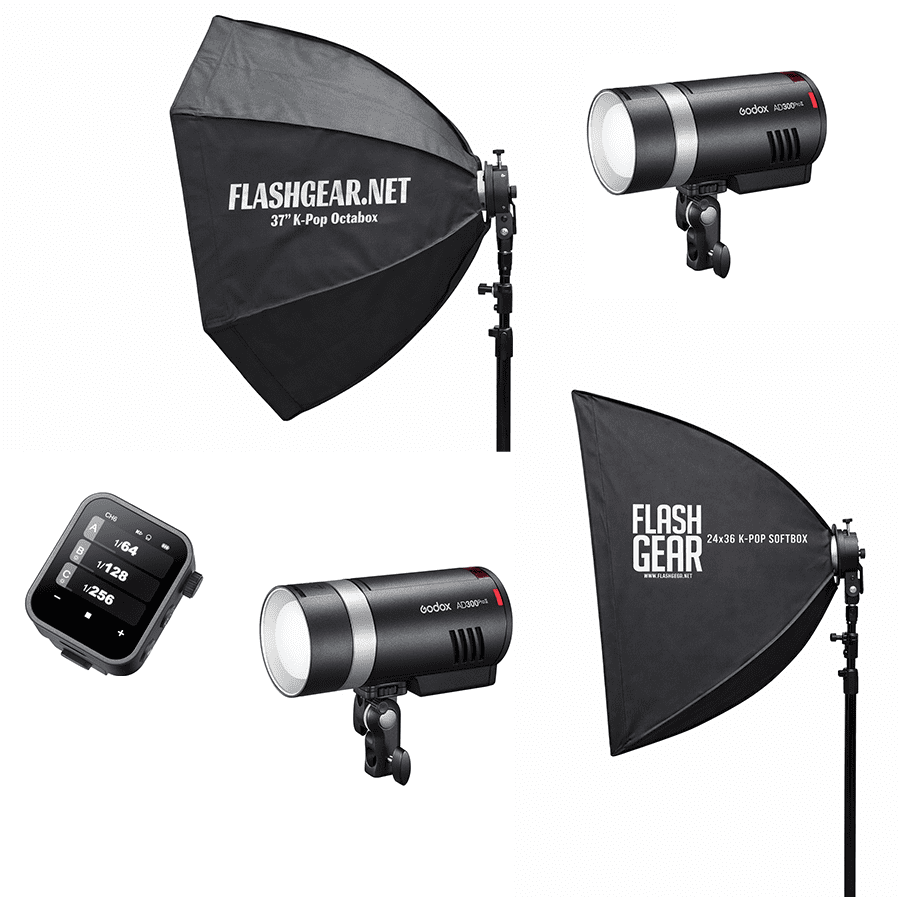 Core Lighting System - Dual Light - Godox AD300 Pro II