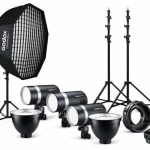 FlashGear 3-Light Sports & Media Day Lighting Kit
